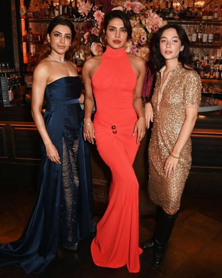 Samantha And Priyanka Chopra Reunite In London2