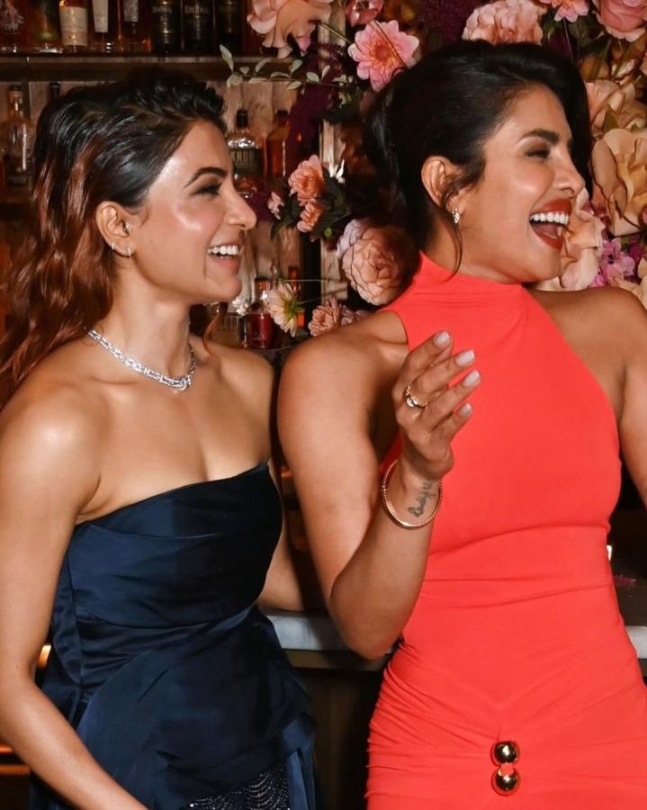 Samantha And Priyanka Chopra Reunite In London7