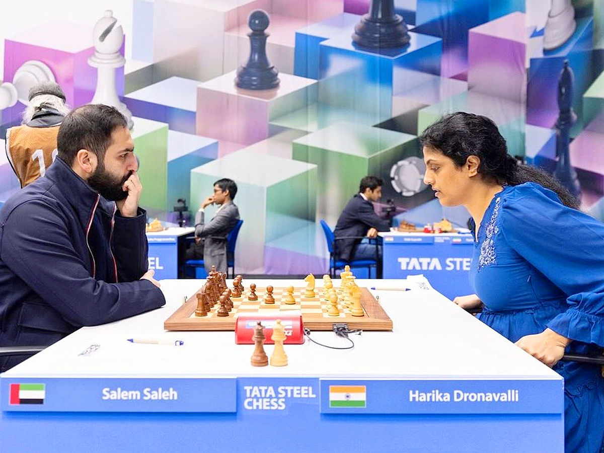 Indian Chess Legend Harika Dronavalli Beautiful Family Photos17