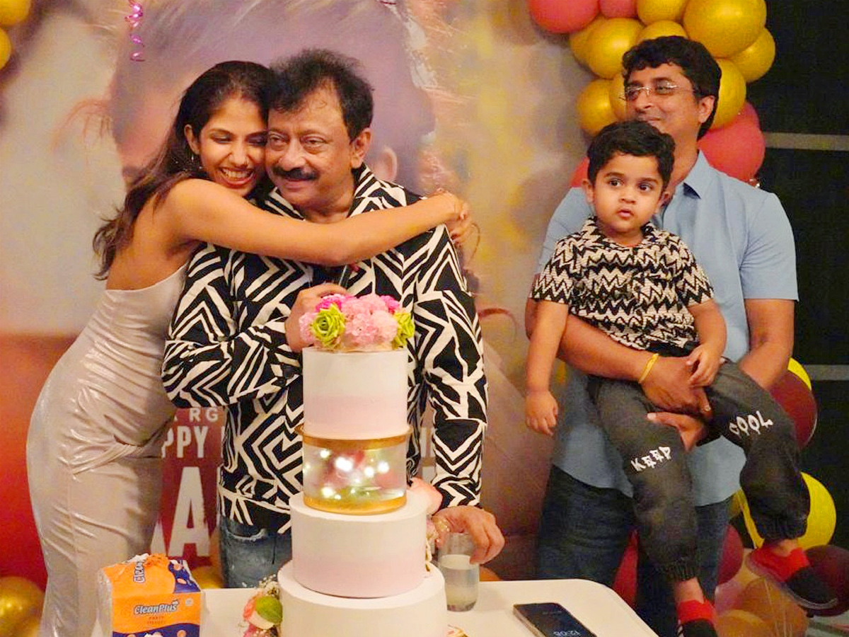 Ram Gopal Varma Celebrates SAAREE movie heroine Aaradhya Devi Birthday Celebration Photos Goes Viral3