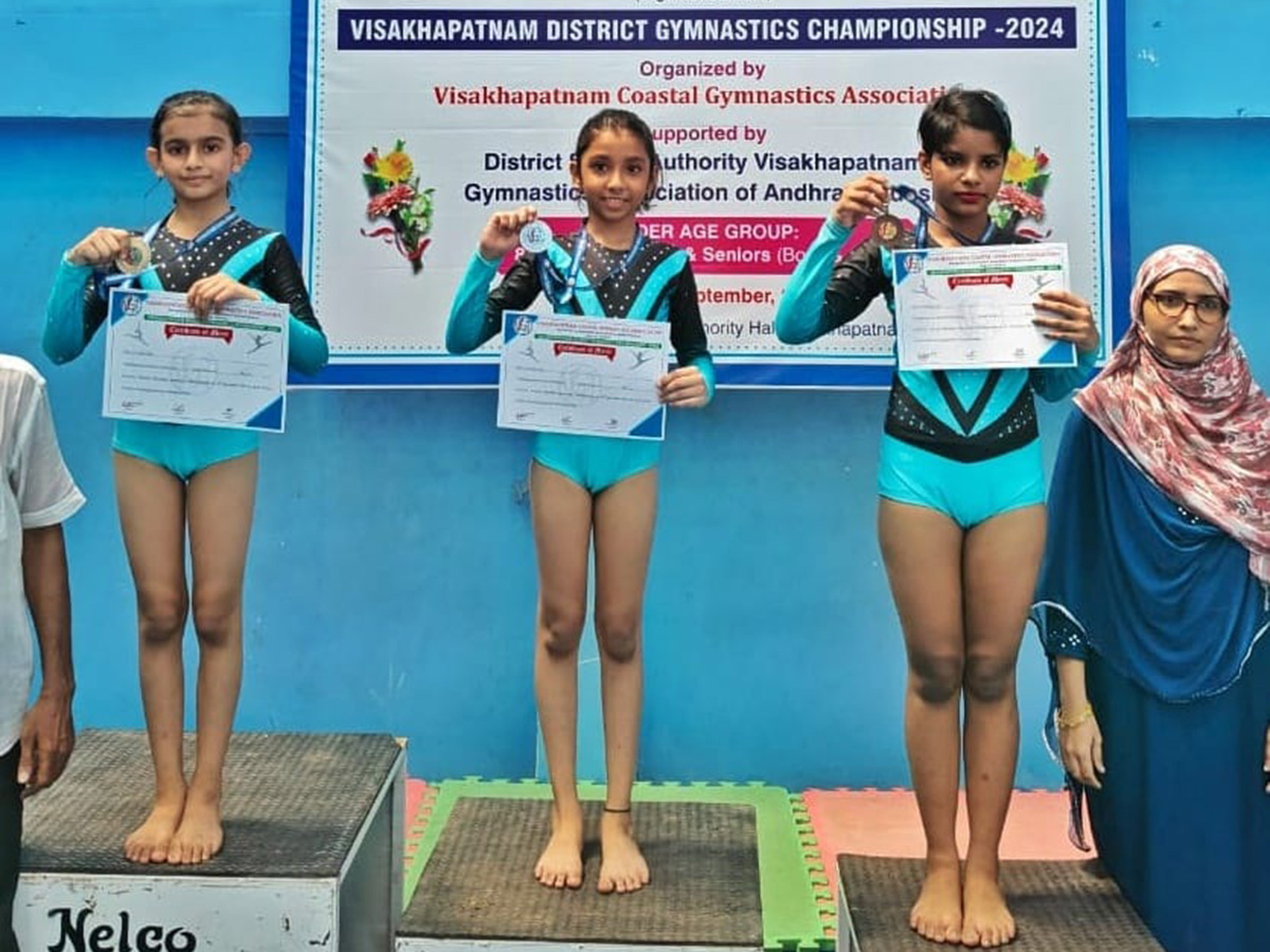 gymnastics championships 2024 at visakhapatnam14