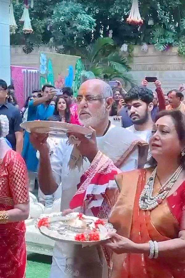 The Ambani family kicked off Ganesh Chaturthi celebrations at Antilia Photos13