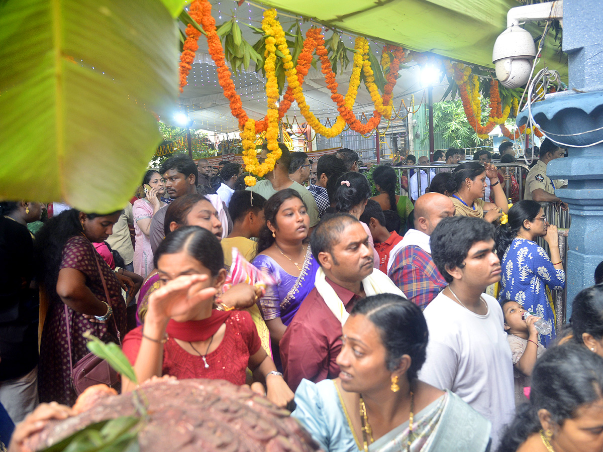 Navaratri Day 8 Alankaram, Vijayawada Kanaka Durga Devi Temple Photos2