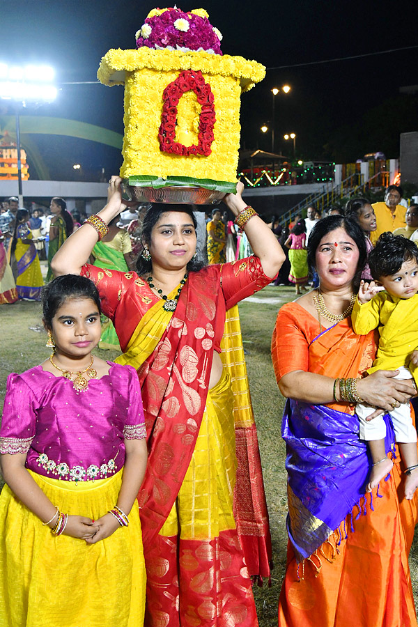 Grand Celebrations of Saddula Bathukamma in Telangana Photos22