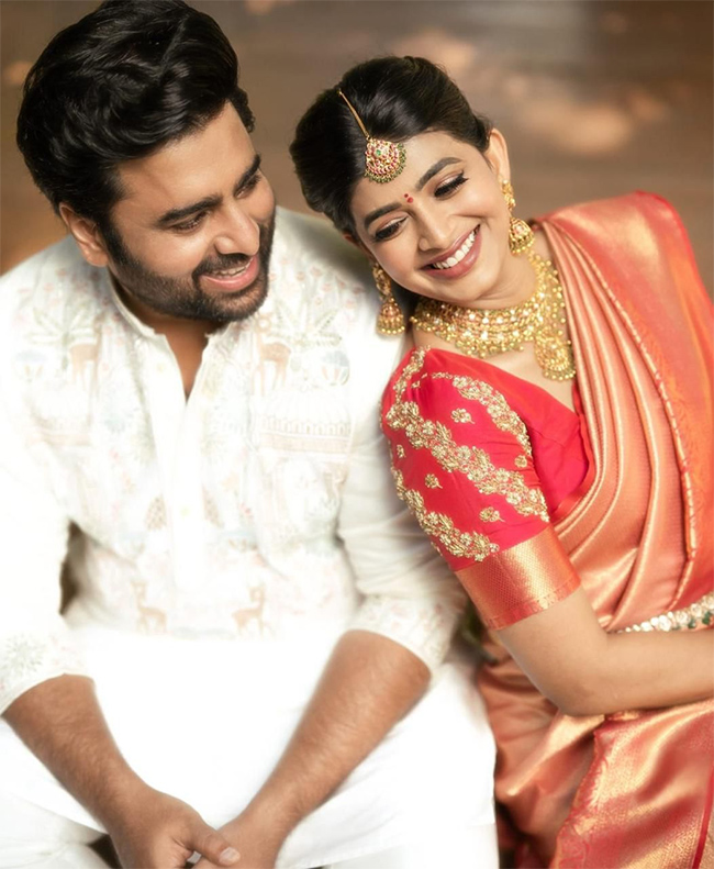 Pics: Nara Rohit Engagement With Actress Siri Lella Photos1