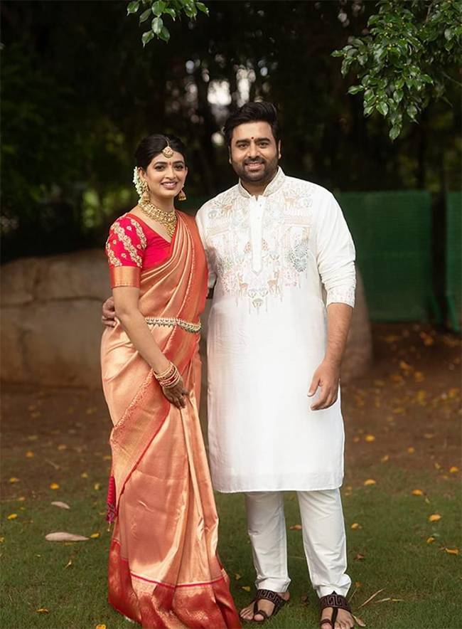 Pics: Nara Rohit Engagement With Actress Siri Lella Photos2