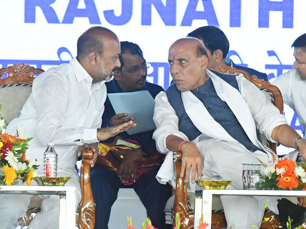 Rajnath Singh Lay about Navy Radar Station Damagundam Photos19