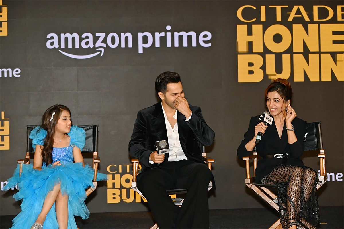 trailer launch of their Amazon Prime Video Indian spy action series Citadel10