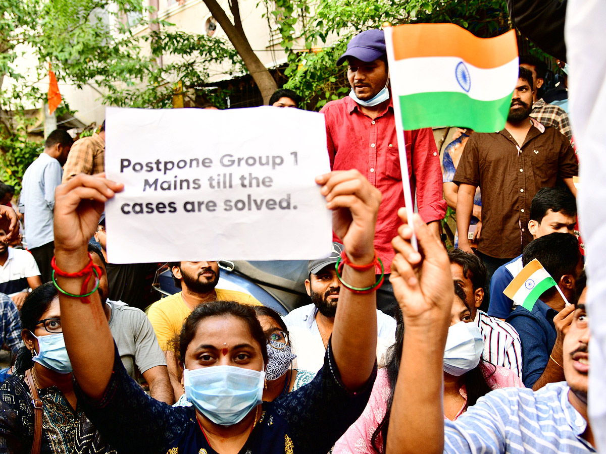 Group 1 Candidates Protest In Ashok Nagar Hyderabad Photo Gallery3