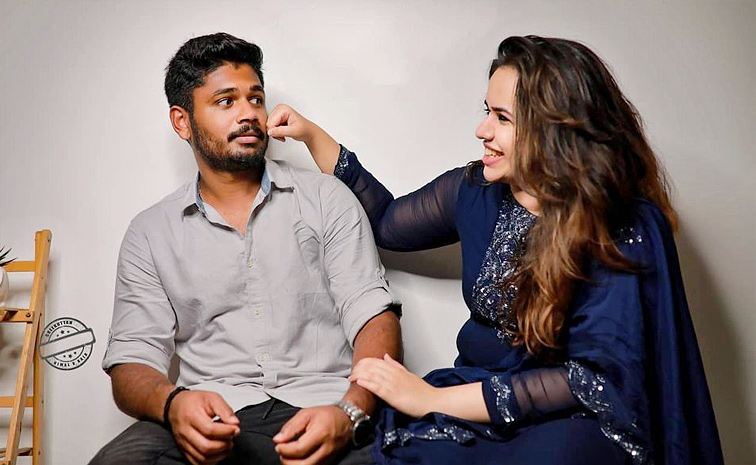 My Beautiful Impact Player: Sanju Samson Birthday Post for wife Charulatha Remesh Photos Viral10