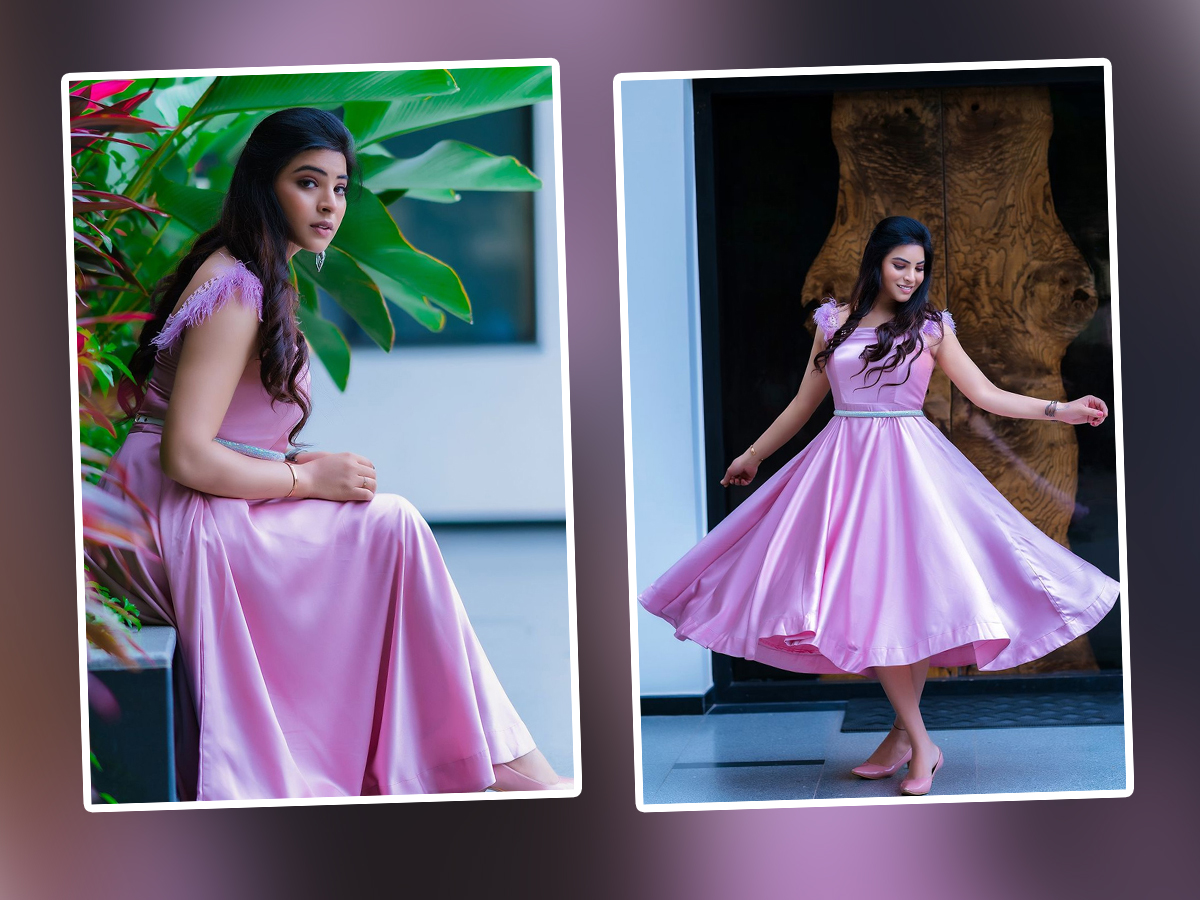 Bigg Boss Fame Priyanka Singh Stunning Photos In Pink Frock1