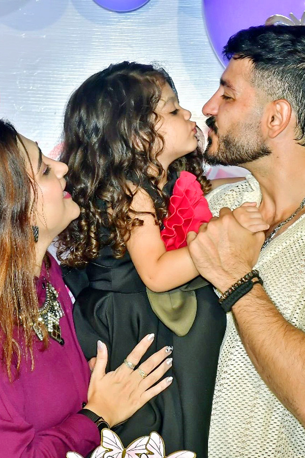 Bigg Boss Actor Ali reza daughter Birthday Celebrations Photos3