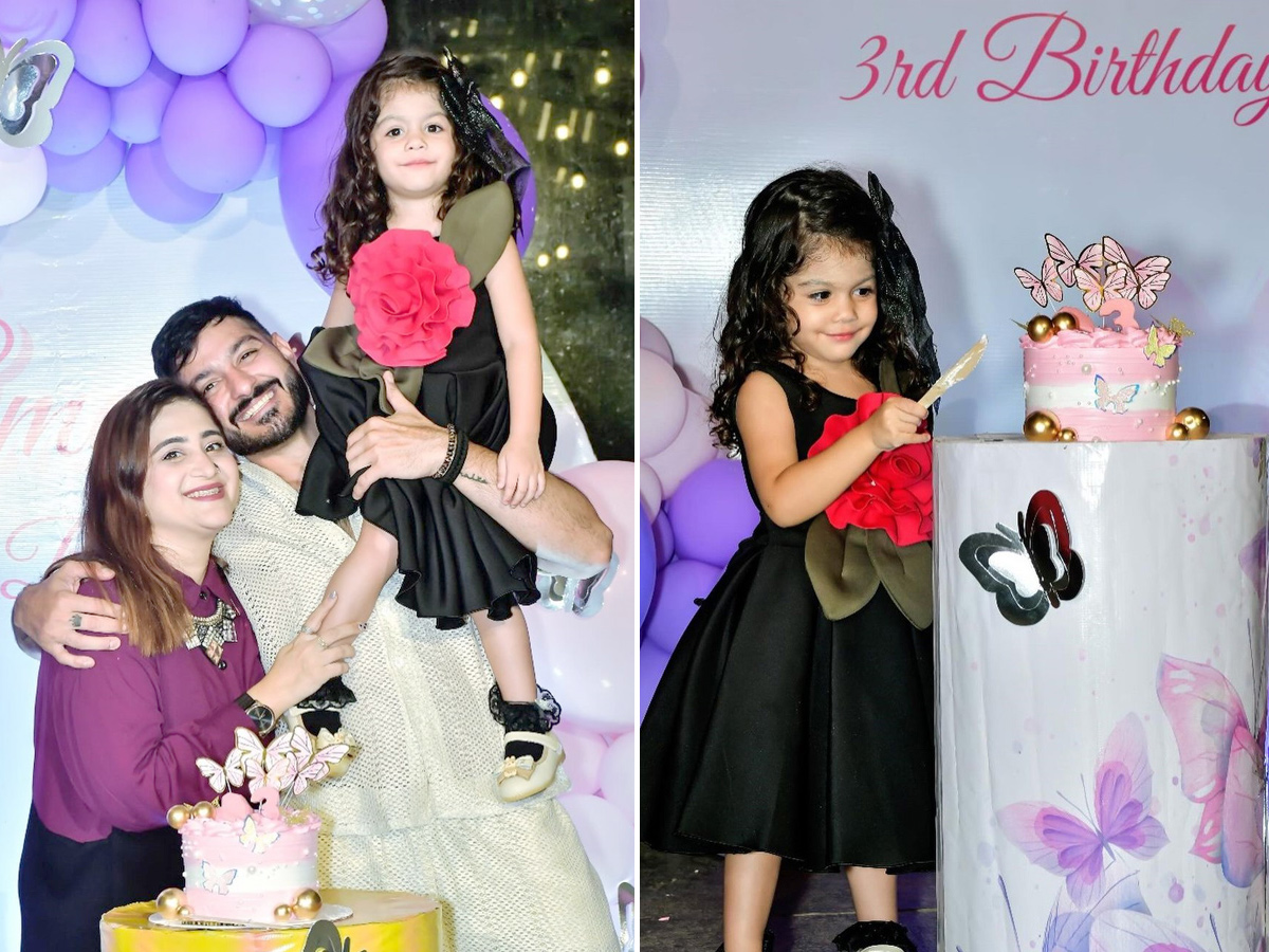 Bigg Boss Actor Ali reza daughter Birthday Celebrations Photos1