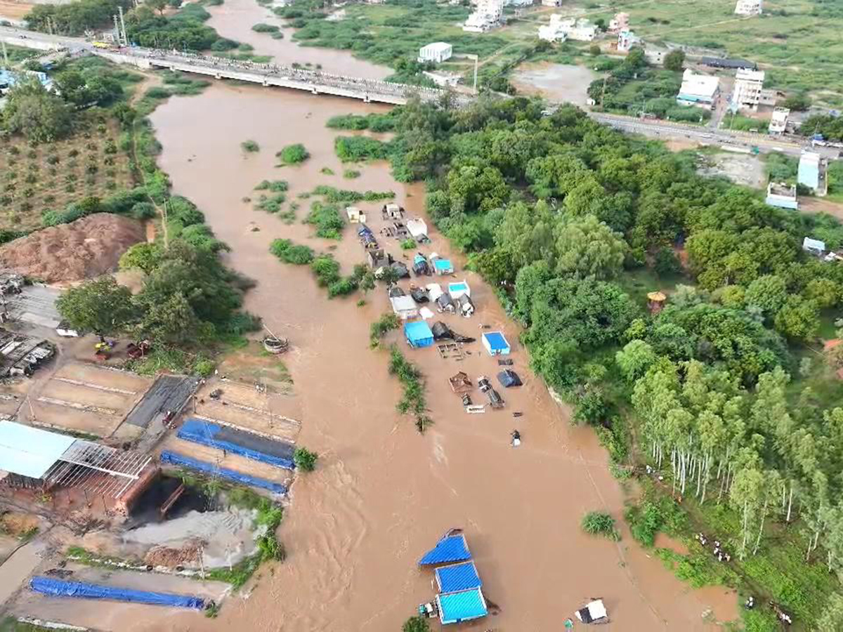 Pandameru river Flood in Raptadu Anantapur district21