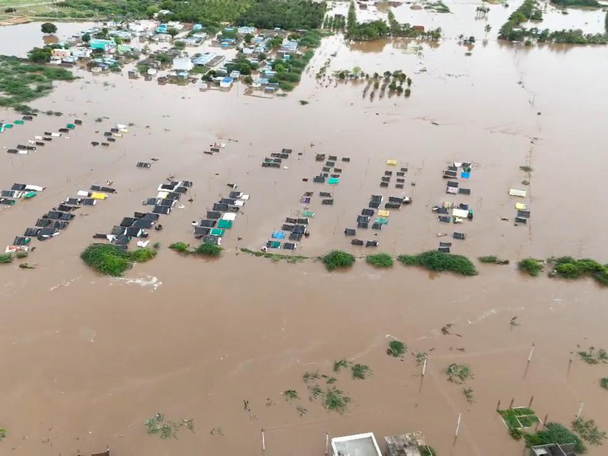 Pandameru river Flood in Raptadu Anantapur district4