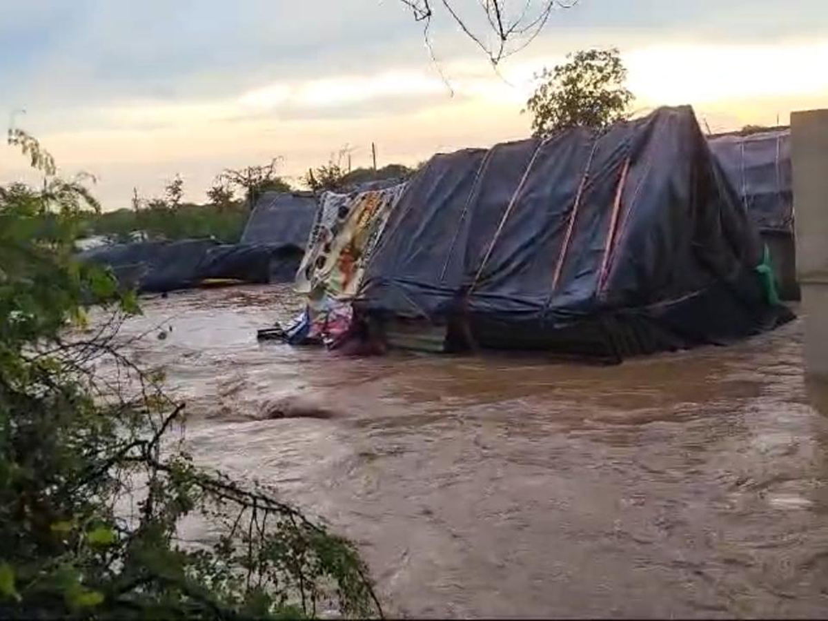 Pandameru river Flood in Raptadu Anantapur district6