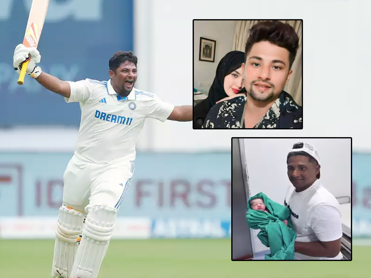 Sarfaraz Khan announces birth of baby boy two days after maiden Test ton1