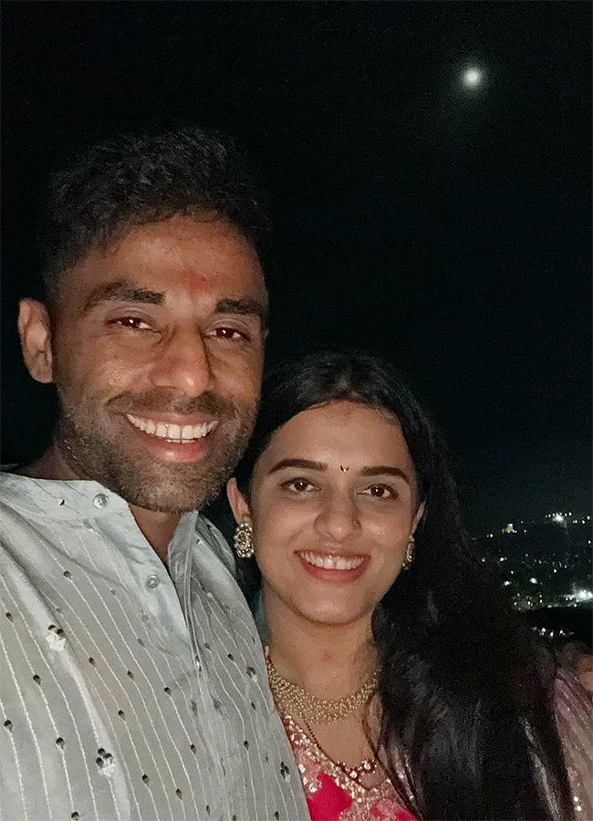 Suryakumar Yadav wife Devisha Shetty celebrated Karva Chauth festival6