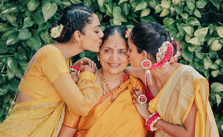 Sobhita Dhulipala Sister Samantha Shares Haldi Ceremony Photos in Social Media3