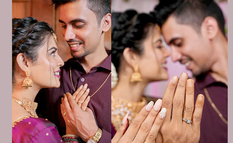 Devatha Serial Actress Mansi Joshi gets engaged photos1