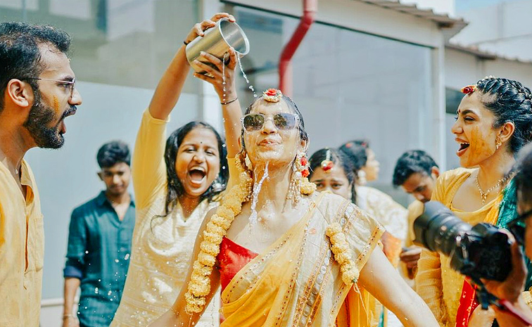 Sobhita Dhulipala Sister Samantha Shares Haldi Ceremony Photos in Social Media1