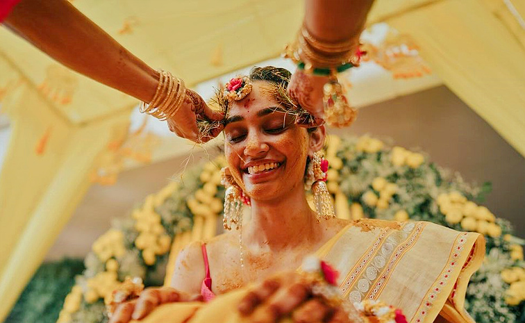 Sobhita Dhulipala Sister Samantha Shares Haldi Ceremony Photos in Social Media6