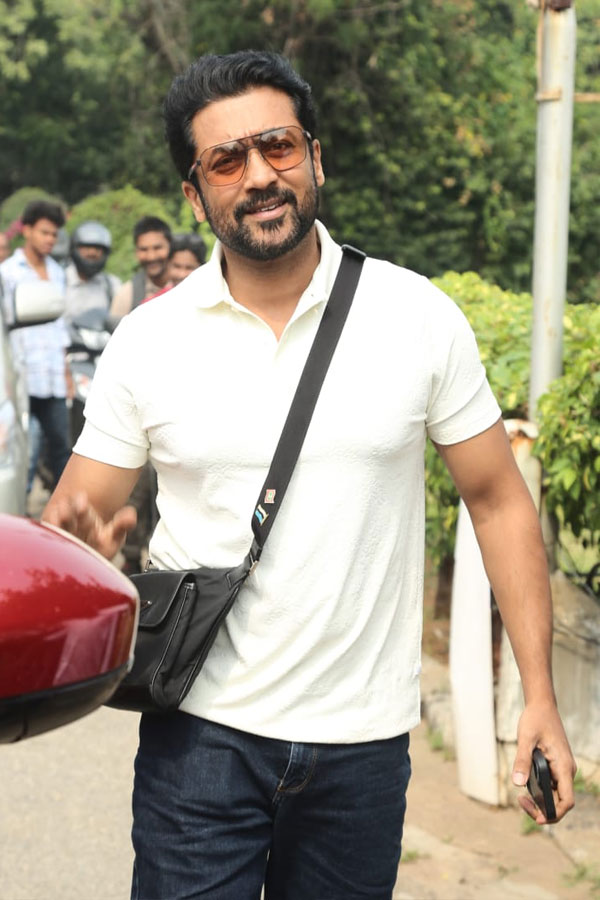 Hero Surya Visit Hyderabad For Kanguva Press Meet6