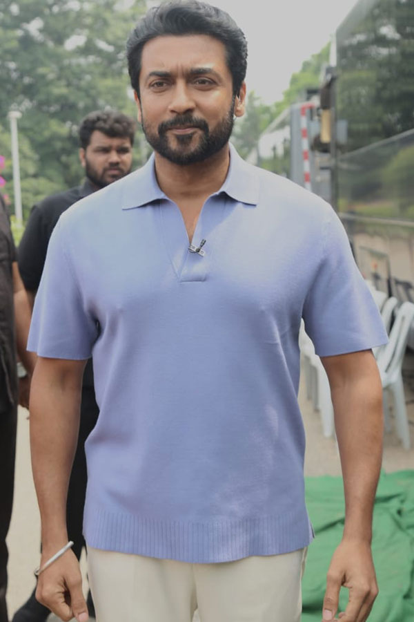 Hero Surya Visit Hyderabad For Kanguva Press Meet10