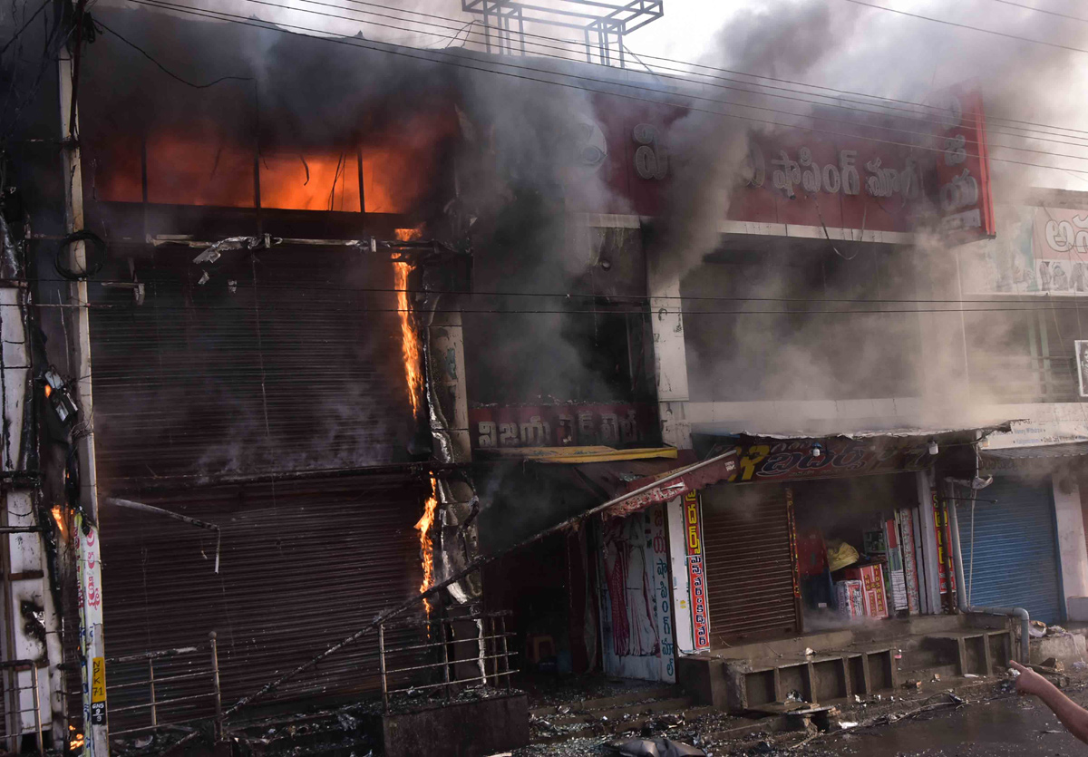 Fire accident in Jangaon7