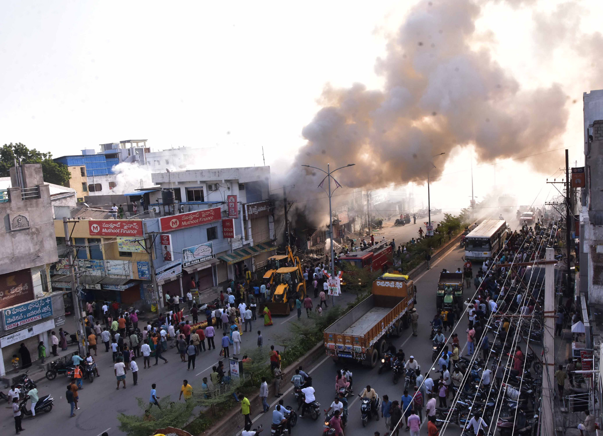 Fire accident in Jangaon9