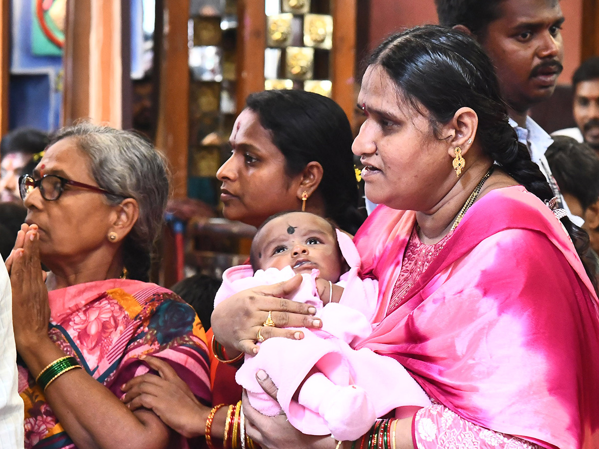 Heavy Rush at Vijayawada Durga Temple Photos22