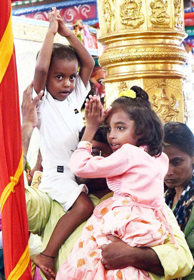 Heavy Rush at Vijayawada Durga Temple Photos25