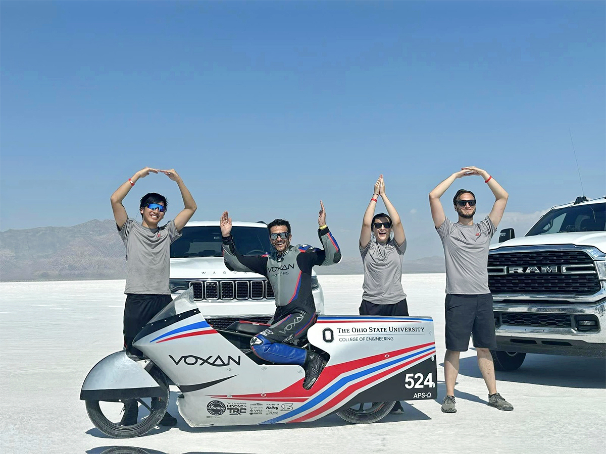 Ohio State University and The Venturi Group RW 5 Voxan Get New Record3