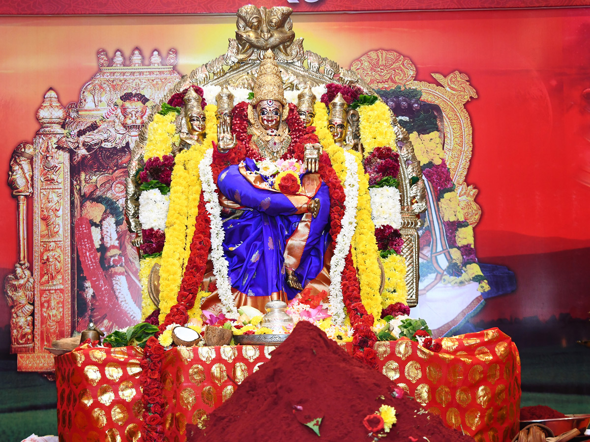 Second of Vijayawada Dasara Navaratri Alankaram, Gayatri Devi Alankaram Photos20