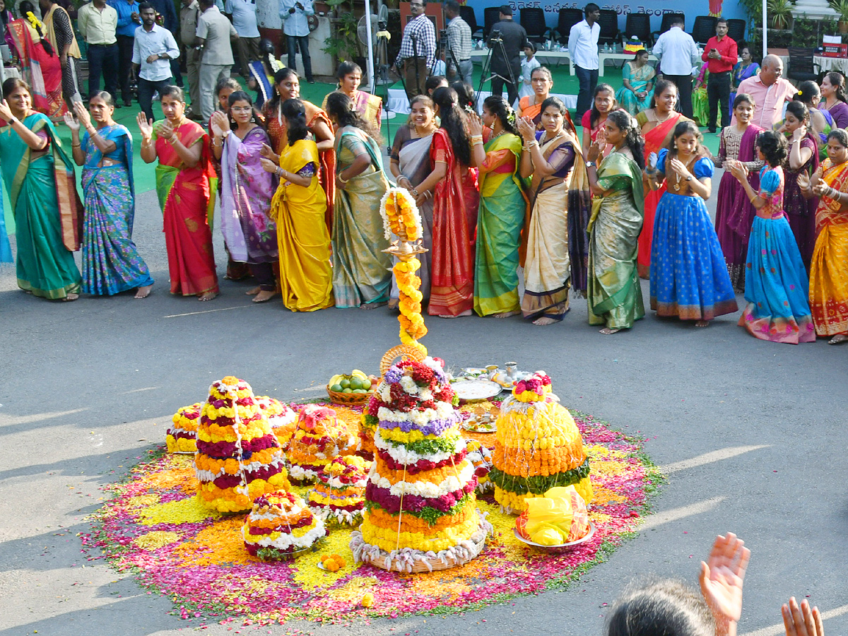 Bathukamma Celebrations at DGP office Photos2