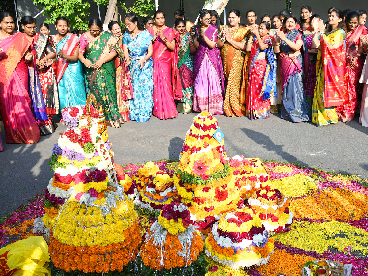 Bathukamma Celebrations at DGP office Photos13