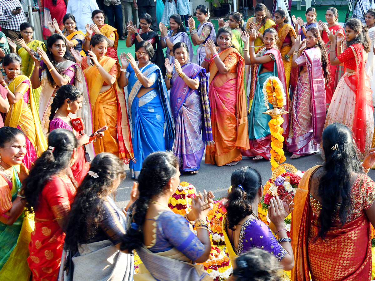 Bathukamma Celebrations at DGP office Photos8