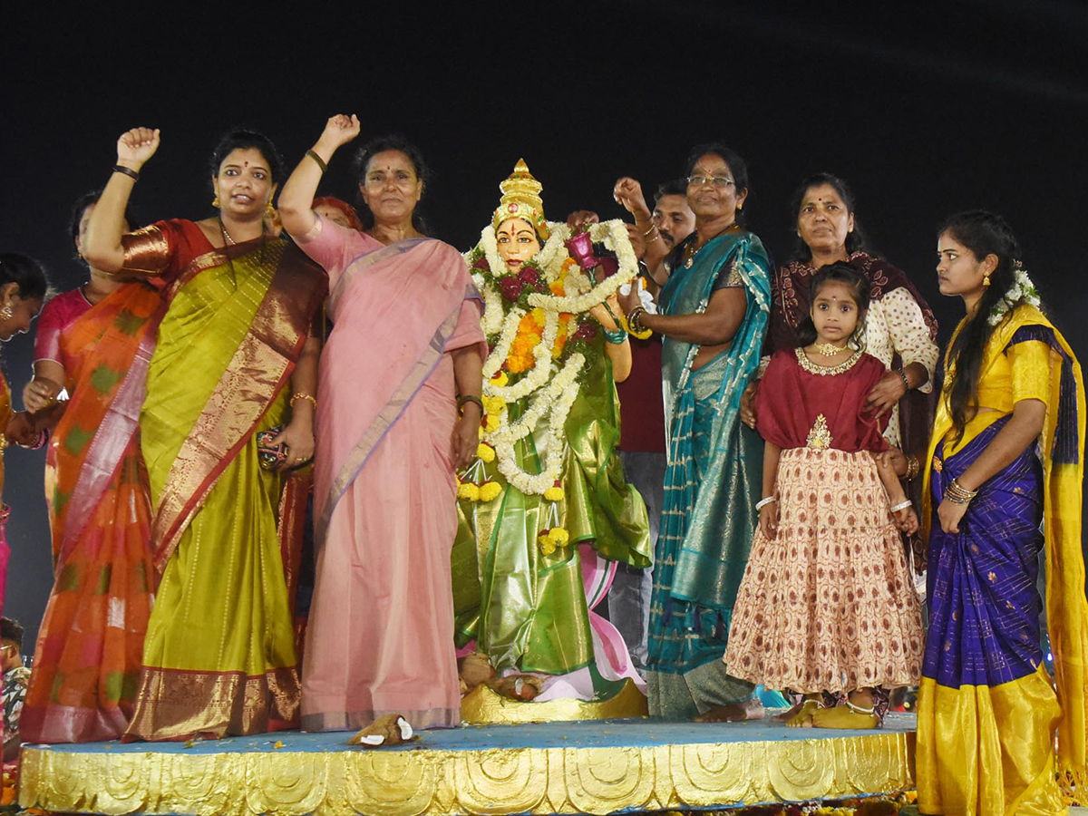 Bathukamma Celebrations at  Karimnagar District13