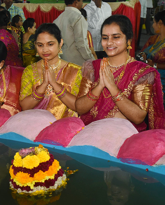 Bathukamma Celebrations at  Karimnagar District24