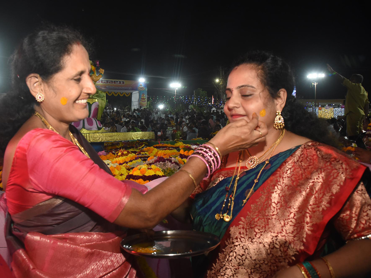 Bathukamma Celebrations at  Karimnagar District5