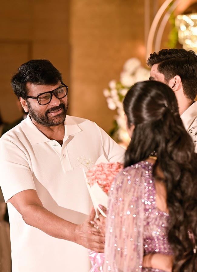 Kidambi Srikanth-Shravya Varma Reception: Chiranjeevi Nagarjuna Attends Pics Viral6