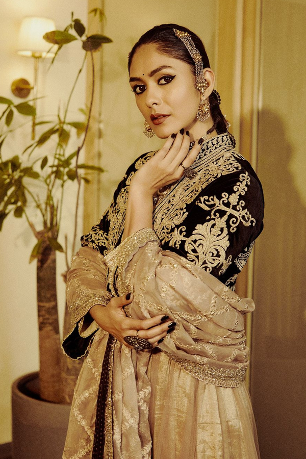 Mrunal Thakur's Grand Festival Celebrations With Family And Friends Pics Viral19