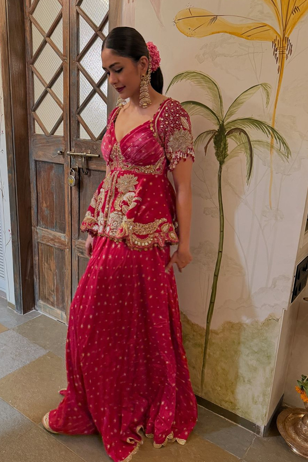 Mrunal Thakur's Grand Festival Celebrations With Family And Friends Pics Viral8