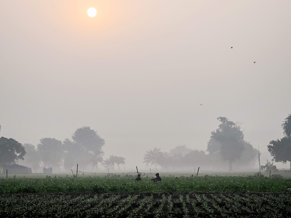 Air pollution amid heavy smoggy in New Delhi26