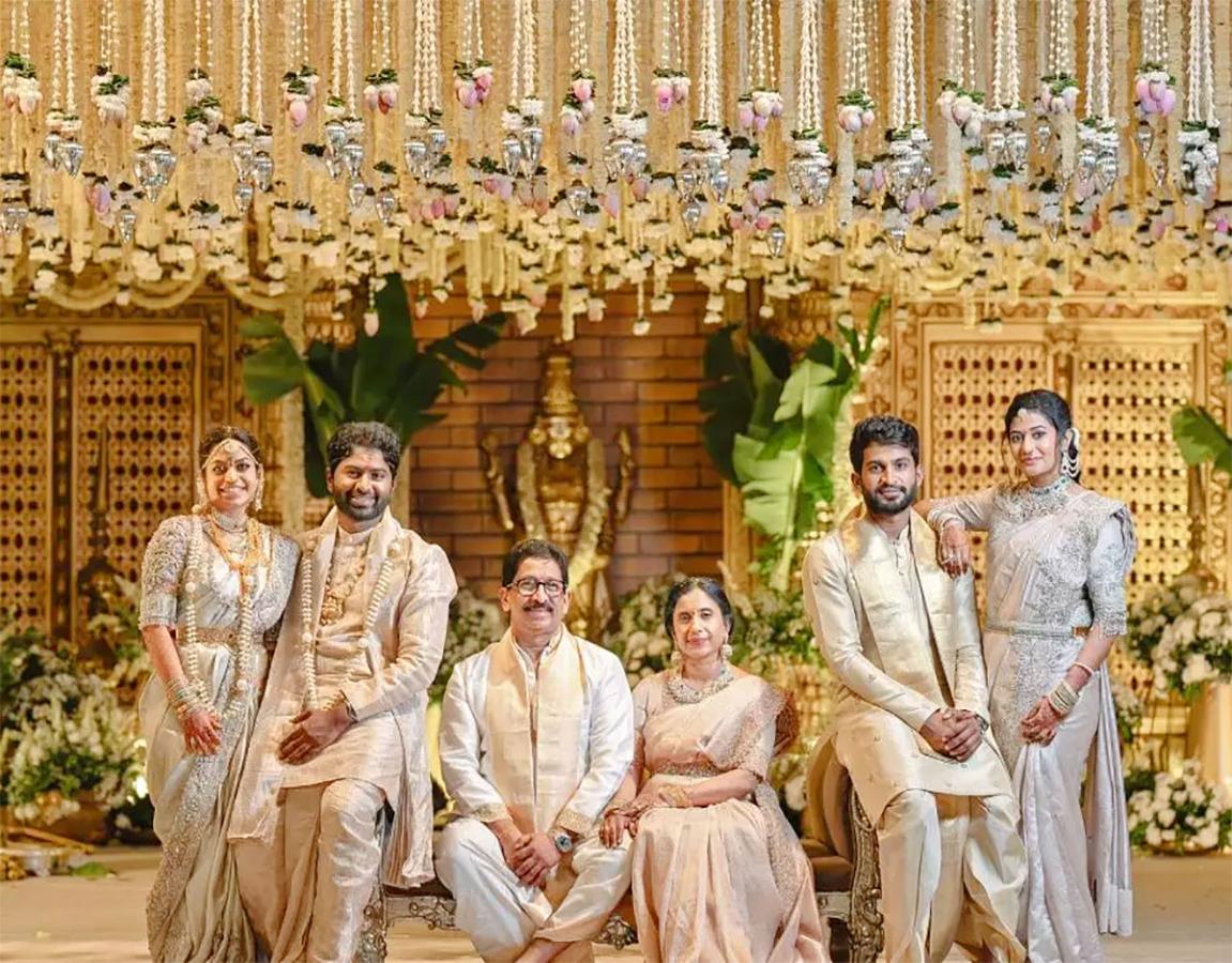 Chiranjeevi, Allu Arjun Attend Ramakrishna Teja wedding in Hyderabad10