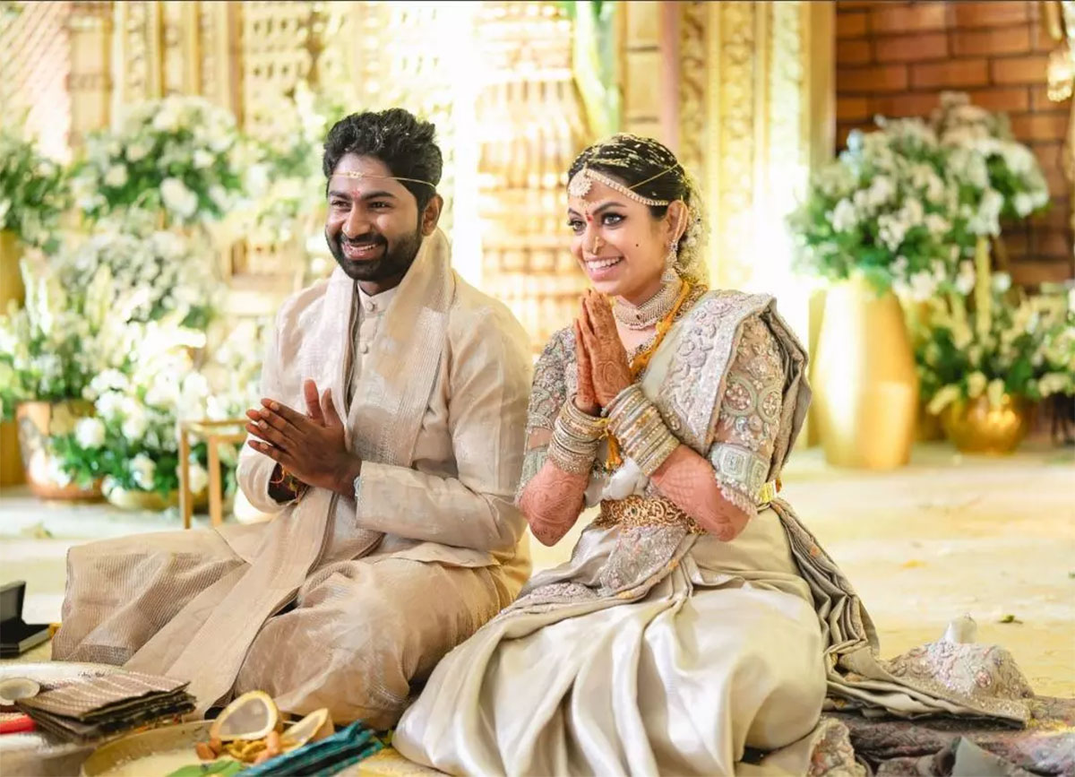 Chiranjeevi, Allu Arjun Attend Ramakrishna Teja wedding in Hyderabad2