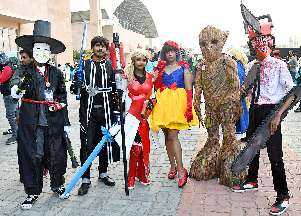 Colorful 'Hyderabad Comic Con' Event At Hitex Exhibition Photos24