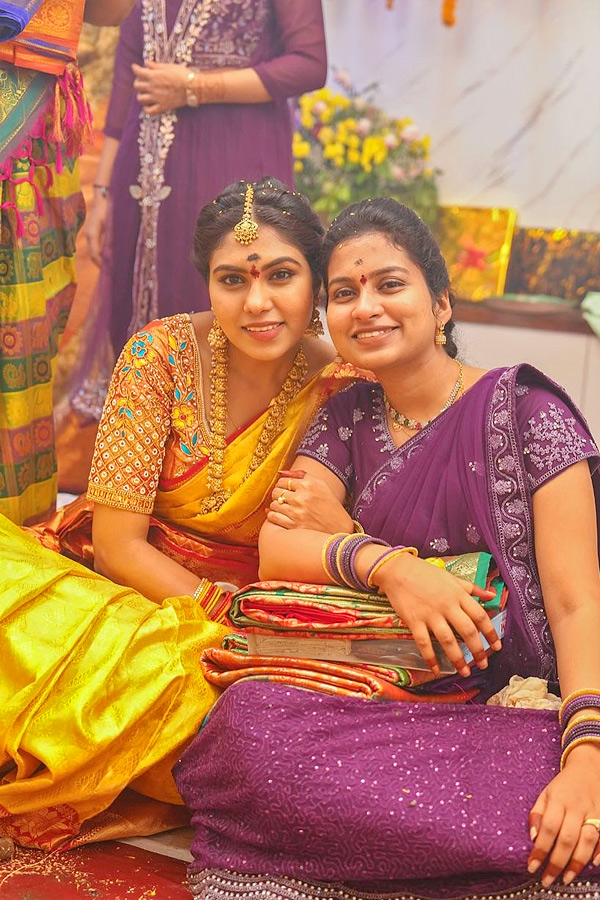 Jabardasth Satya Sri NEW HOUSE WARMING Function photos Goes Viral on Social Media13