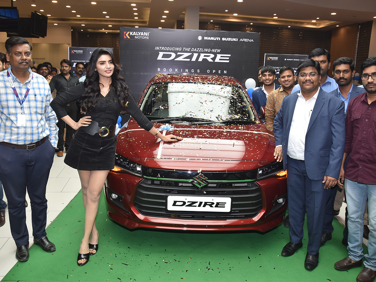 Jabardasth Varsha unveils Dazzling Dzire at Kalyani Motors: Pics11