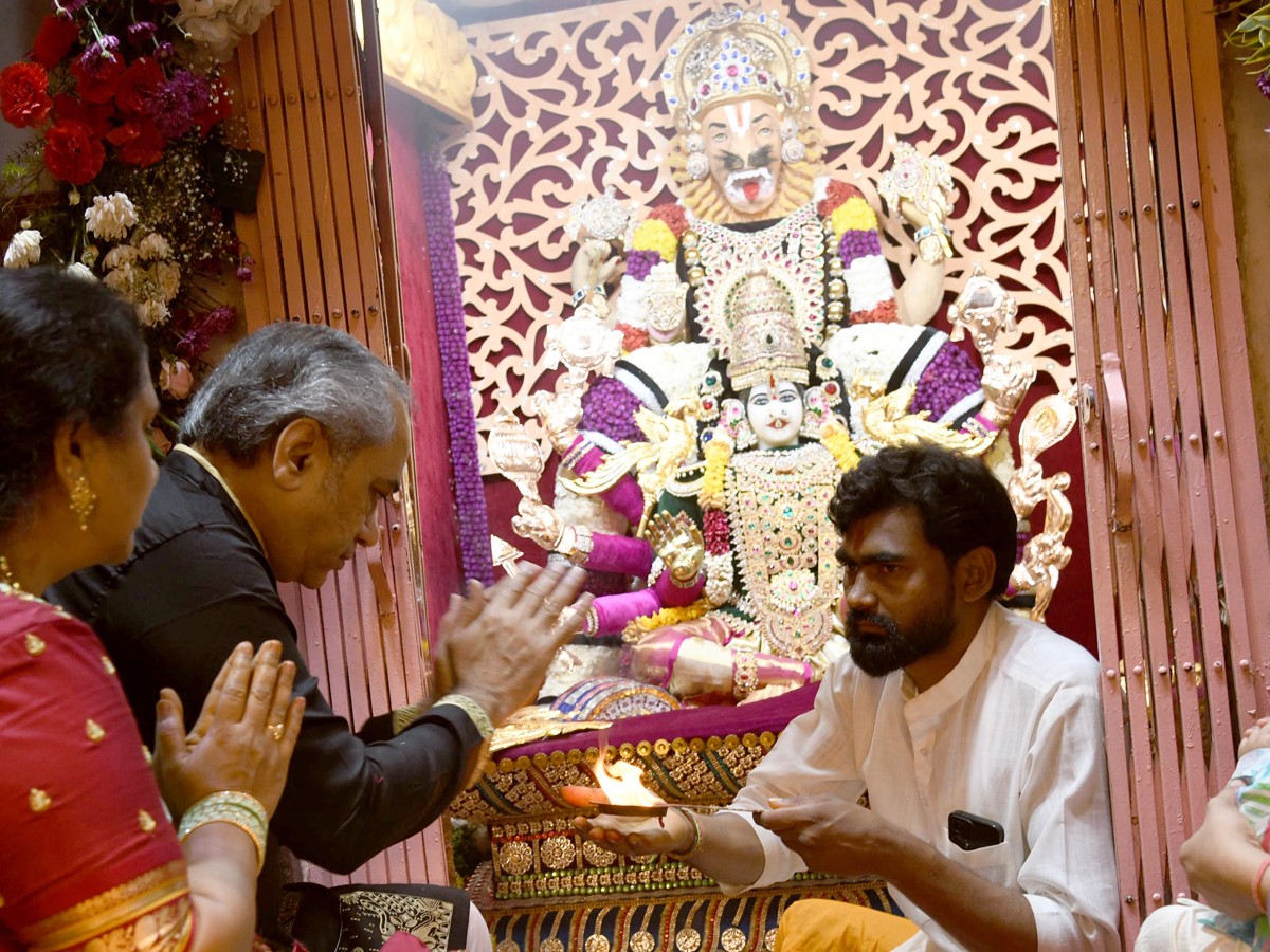 Grand Pooja At Bhagyalakshmi Temple In Charminar3